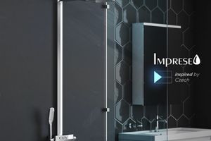 Душова система Smart Click від Imprese! Сучасна Showerpipe з іноваційним кнопковим керуванням фото