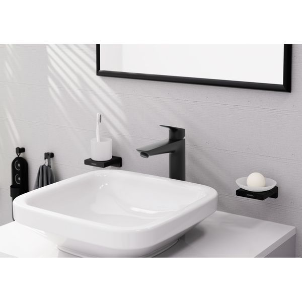 LOGIS Змішувач для умивальника 190, одноважільний,колір чорный матовий HANSGROHE 71091670 71091670 фото