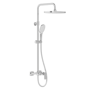 Imprese BILOVEC хром. Душова система Колона з носиком для ванни, soft-cube: 95-150/30/13. t030B00901SP 85311 фото