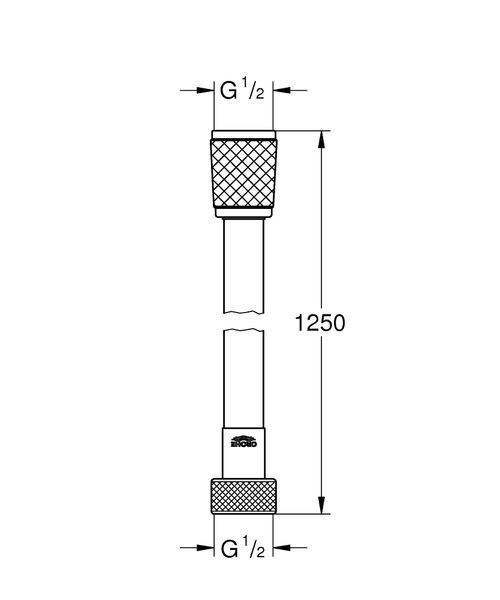 Relexaflex душевой шланг для гигиенического душа 125см Grohe 45971001 45971001 фото