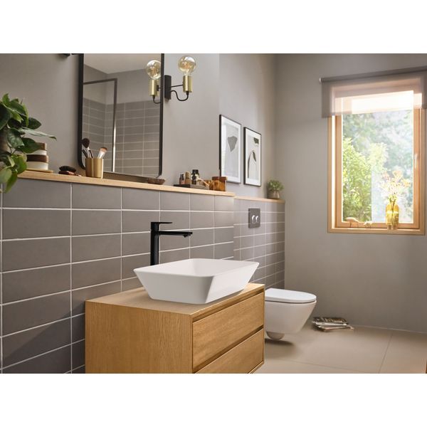 REBRIS E змішувач для умивальника 240, CoolStart, чорний матовий HANSGROHE 72581670 72581670 фото