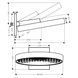 RAINFINITY верхній душ 360 1jet з настінним тримачем, шліфованна бронза HANSGROHE 26230140 26230140 фото 2