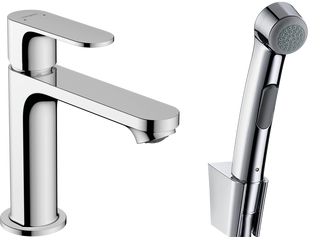 Смеситель для умывальника с гигиенической лейкой душем HANSGROHE 72215000 72215000 фото