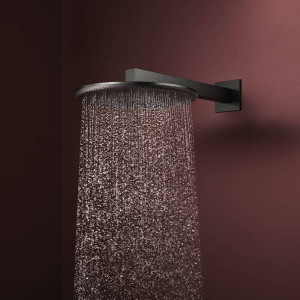 RAINDANCE ALIVE S верхній душ 300мм, 1 режим, колір чорний матовий хром HANSGROHE 24520340 24520340 фото