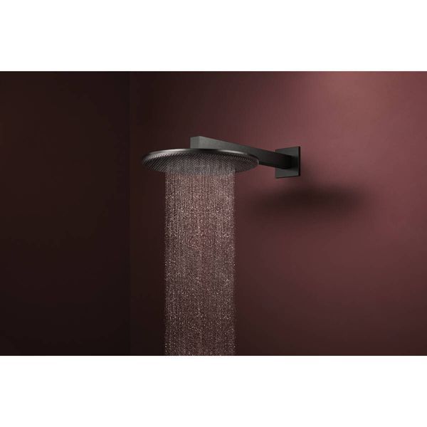RAINDANCE ALIVE S верхній душ 300мм, 1 режим, колір чорний матовий хром HANSGROHE 24520340 24520340 фото