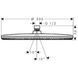 RAINDANCE ALIVE S верхній душ 300мм, 1 режим, колір чорний матовий хром HANSGROHE 24520340 24520340 фото 2