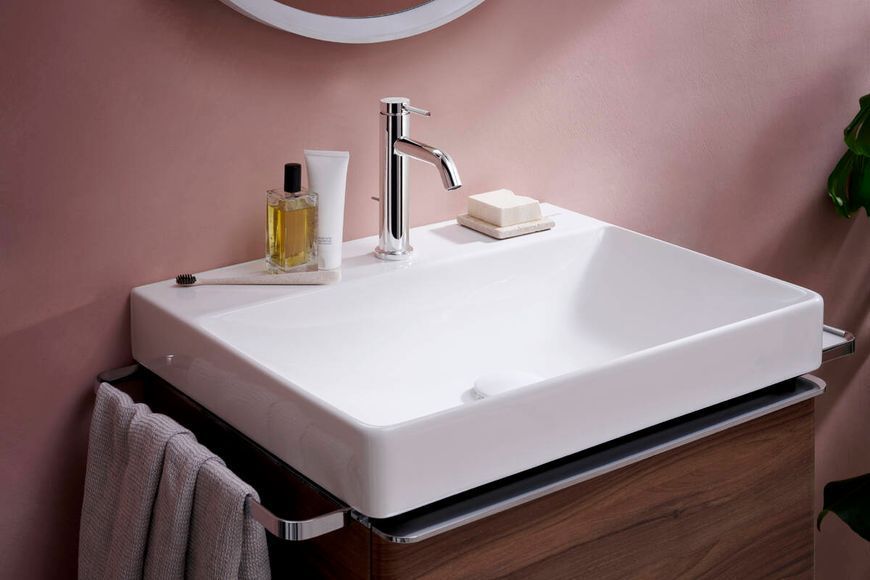 TECTURIS S змішувач для умивальника 110, одноважільний, CoolStart, pop-up, колір хром HANSGROHE 73314000 73314000 фото