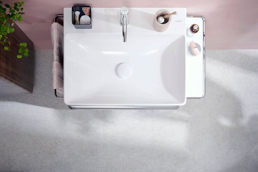 TECTURIS S змішувач для умивальника 110, одноважільний, CoolStart, pop-up, колір хром HANSGROHE 73314000 73314000 фото