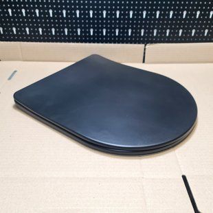 Imprese JESS (чорний мат). Cидіння-кришка для унітазу (415x360/125; slow-closing; Slim; Duroplast). i11330MB(2) i11330MB(2) фото