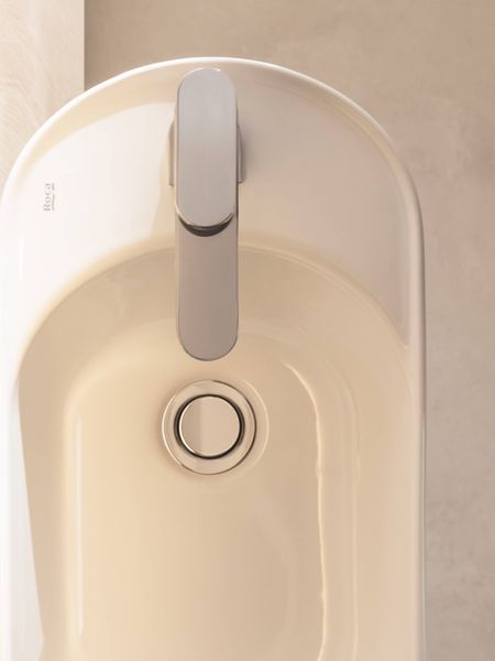 MERIDIAN умивальник асиметричний Compacto 50x27,5 см, білий ROCA A327740000 A327740000 фото