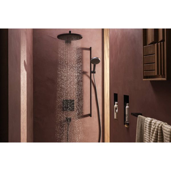RAINDANCE ALIVE S верхній душ 300мм, 1 режим, колір чорний матовий HANSGROHE 24520670 24520670 фото