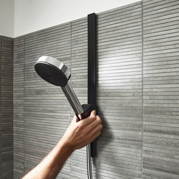 Тримач ручного душа HANSGROHE WALLSTORIS 27917670, чорний HANSGROHE 27917670 27917670 фото