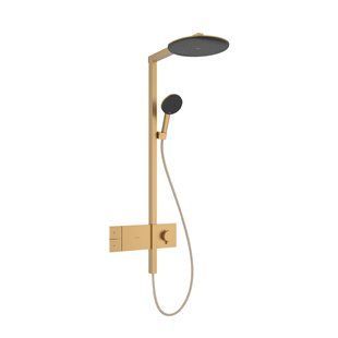 RAINDANCE ALIVE S душова система Showerpipe 300, 1jet, з термостатом, шліфованна бронза Hansgrohe 24582140 24582140 фото