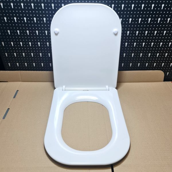 Volle HIPPO (білий). Сидіння-кришка для унітазу (420x340/125; slow-closing; duroplast). 099619 099619 фото