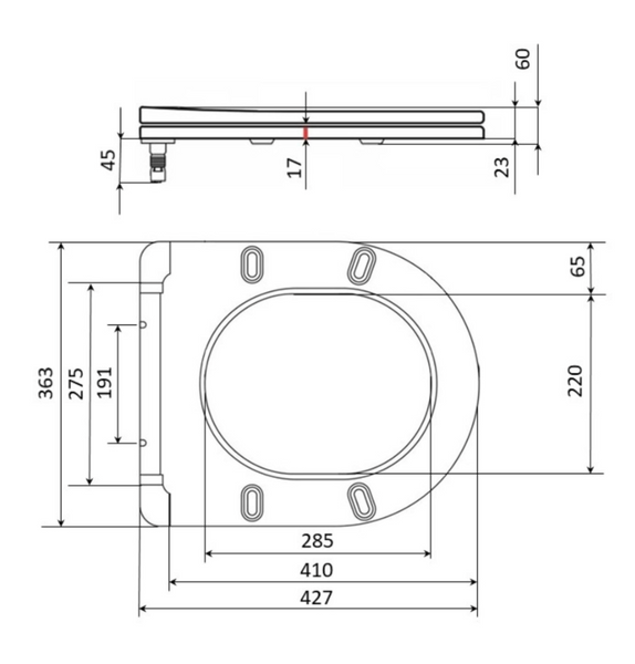 Сидіння-кришка для унітазу, з мікроліфтом (Magnit Lock - Quick release; Duroplast; біле). SU48915 SU48915 фото