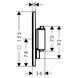 ECOSTAT COMFORT E термостат для 2х споживачів, ПМ, білий матовий HANSGROHE 33711700 33711700 фото 2