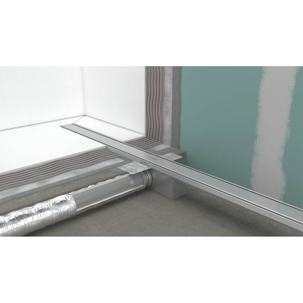 RAINDRAIN COMPACT монтажний комплект для стандартної установки 1000мм, колір нержавіюча сталь HANSGROHE 56182800 56182800 фото