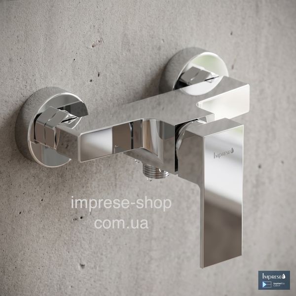 Imprese Judit хром. Смеситель для душа квадратный, латунь. f03310801AA 93692 фото