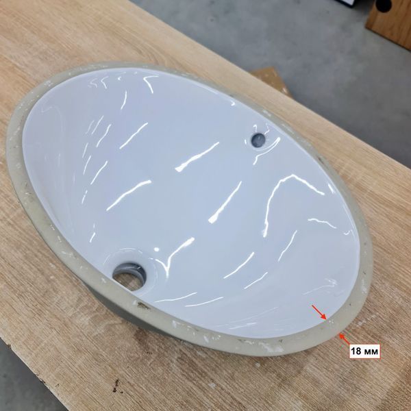 Встраиваемый умывальник раковина 47*38см под столешницу Imprese c06900103OV c06900103OV фото