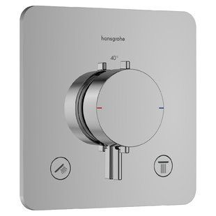 ECOSTAT COMFORT Q термостат для 2х споживачів, ПМ, хром HANSGROHE 33713000 33713000 фото