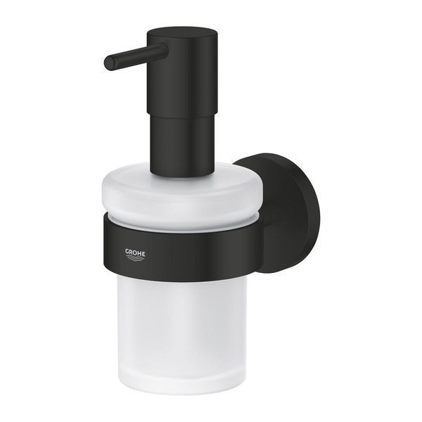 ESSENTIALS диспенсер для рідкого мила, колір чорний матовий дозатор Grohe 1022572430 1022572430 фото