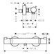 Ecostat Термостат для душу Comfort, зовнiшньго монтажу, матовий чорний HANSGROHE 13116670 13116670 фото 2