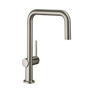 TALIS M54 220 змiшувач для кухнi, одноважiльний, 1jet, колiр покриття сталь HANSGROHE 72806800 72806800 фото