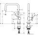 TALIS M54 220 змiшувач для кухнi, одноважiльний, 1jet, колiр покриття сталь HANSGROHE 72806800 72806800 фото 2