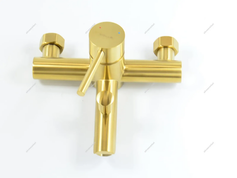 Volle Cruze золотой. Смеситель для ванны, cepillado oro брашированное золото. 1547.030115 1547.030115 фото