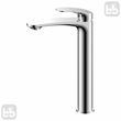 IMPRESE Perla хром. Високий змішувач для накладного умивальника, 246/150. f03508001CB