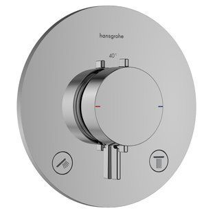 ECOSTAT COMFORT S термостат для 2х споживачів, ПМ, хром HANSGROHE 33715000 33715000 фото