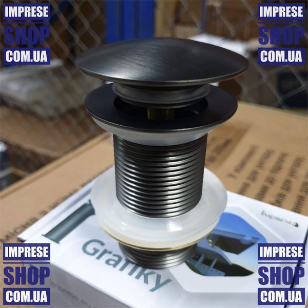 Imprese Grafiky графитовый Донный клапан, без перелива: 5/4; латунь. ZMK041807510 ZMK041807510 фото
