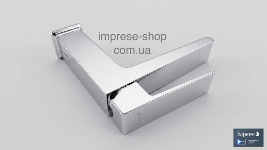 Imprese Judit хром. Смеситель для умывальника квадратный: 136x120/35 мм; 1/2; латунь. f03510801AA 93682 фото