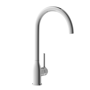 Imprese Kucera хром. Смеситель для кухни, высокий: 204x260/35; гайка; латунь. f03403401AB 95505 фото