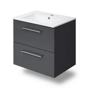 Шафка 60см сіра з умивальником Imprese VALTICE f3202G f3202G фото