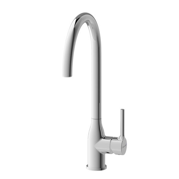 Imprese Kucera хром. Смеситель для кухни, высокий: 204x260/35; гайка; латунь. f03403401AB 95505 фото