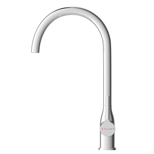 Imprese Kucera хром. Смеситель для кухни, высокий: 204x260/35; гайка; латунь. f03403401AB 95505 фото