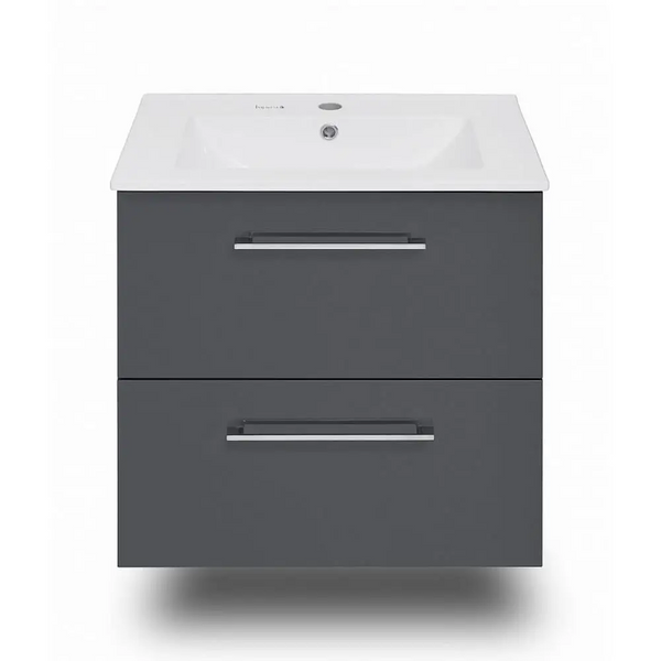 Шкафчик 60см серый с умывальником Imprese VALTICE f3202G f3202G фото