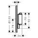 ECOSTAT COMFORT S термостат для 2х споживачів, ПМ, шліфованна бронза HANSGROHE 33715140 33715140 фото 2