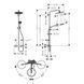 CROMA SELECT S душова система Showerpipe 280, 1jet, з термостатом, з ручним душем Raindance Select S 120, 3jet, полiроване золото HANSGROHE 26890990 26890990 фото 2