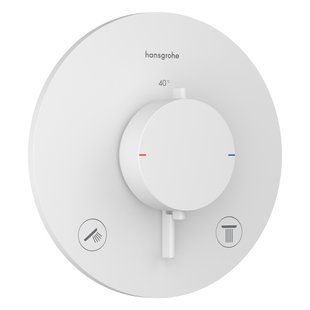ECOSTAT COMFORT S термостат для 2х споживачів, ПМ, білий матовий HANSGROHE 33715700 33715700 фото