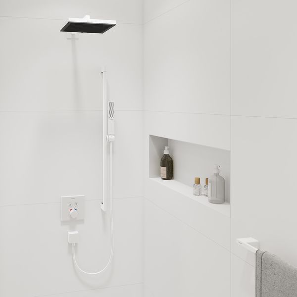 PULSIFY E верхній душ 260мм 1режим, колір білий матовий HANSGROHE 24330700 24330700 фото