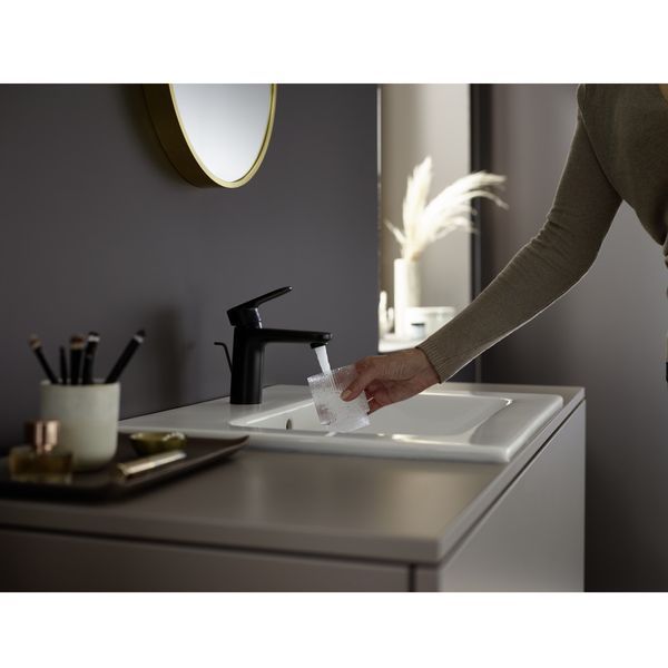 VERNIS BLEND змішувач для умивальника, чорний матовий HANSGROHE 71551670 71551670 фото