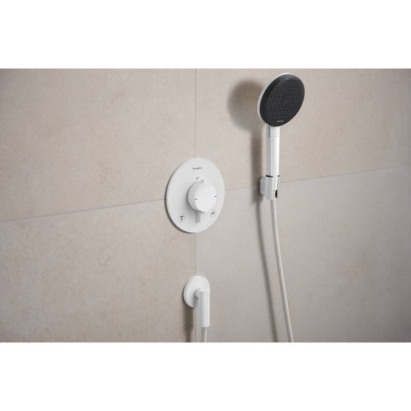 ECOSTAT COMFORT S термостат для 2х споживачів, ПМ, білий матовий HANSGROHE 33715700 33715700 фото