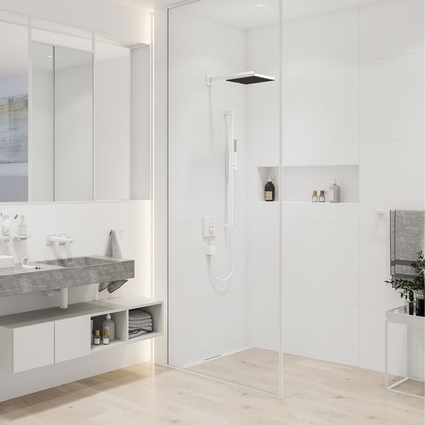 PULSIFY E верхній душ 260мм 1режим, колір білий матовий HANSGROHE 24330700 24330700 фото
