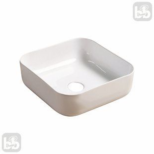 Накладний умивальник 38,5 см раковина на стільницю Imprese i-FORM с06010603-38 93457 фото