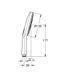 RAINSHOWER SMARTACTIVE 130 матовый черный ручной душ, лейка 3 режима струи Grohe 22127kF0 22127KF0 фото 5