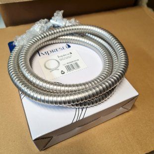 Imprese (хром). Силіконовий Шланг для душу 150см, нержсталь, anti-twist. f03600101SE f03600101SE фото