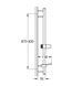RAINSHOWER SMARTACTIVE душевая штанга 90см с полочкой, цвет черный матовый Grohe 22125KF0 22125KF0 фото 4