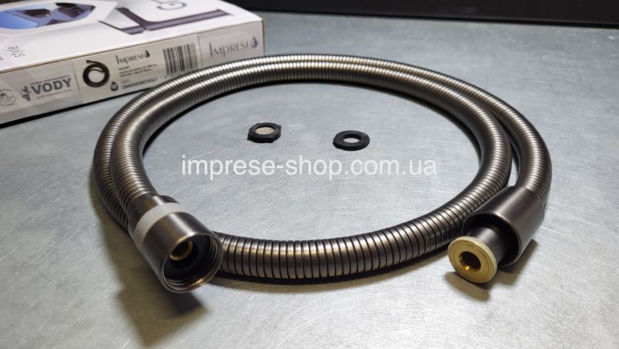 Imprese Grafiky (графит мат). Шланг для душа, нержсталь (170см; 1/2x1/2; anti-twist). ZMK0424070363 ZMK0424070363 фото